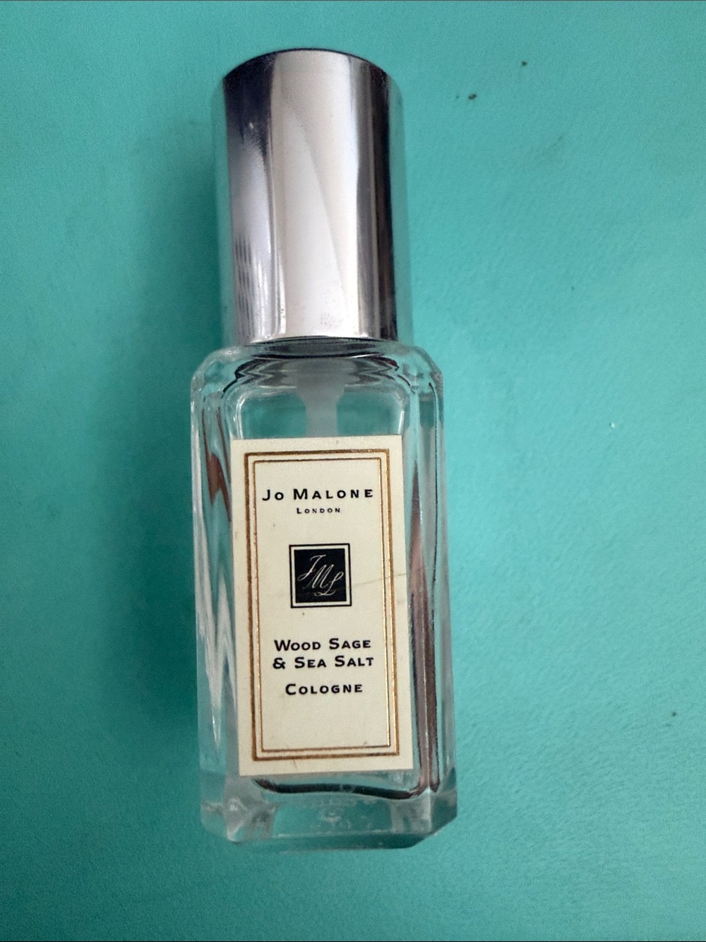 Jo Malone Wood Sage & Sea Salt Cologne - Clear Glass Bottle with Silver Cap